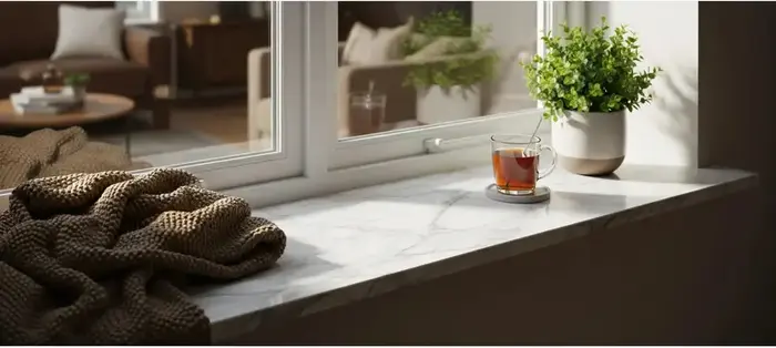 Fönsterbänkar Marmor ➔ Fönsterbänk Fönsterbräda Marmor